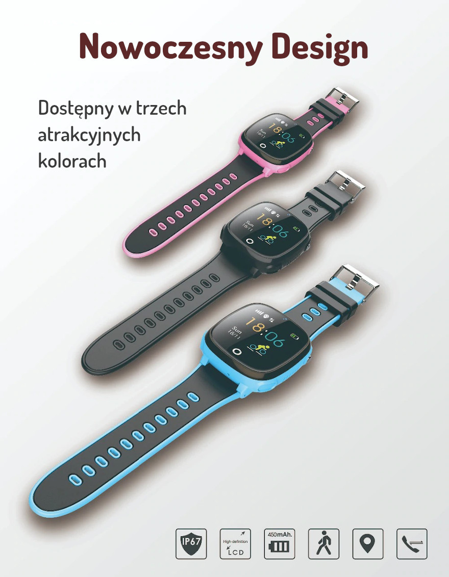 Smartwatch Dla Dzieci z GPS Mediatek Tracker
